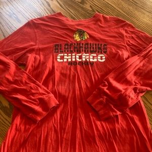 Women’s 2XL Chicago black hawks long sleeve NWOT